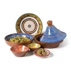 Tajine Fiesta - blauw - 27 cm