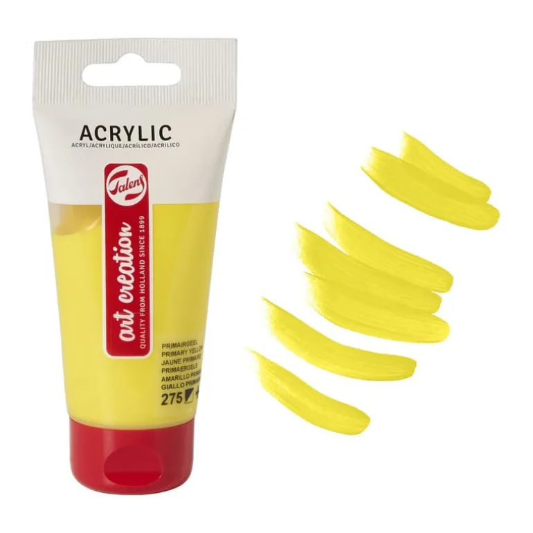 Talens acrylverf - geel - 75 ml