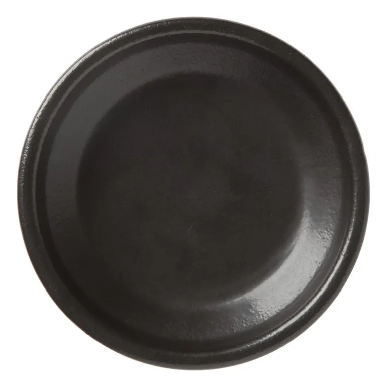 Tapasbakje klei - zwart - ⌀10 cm