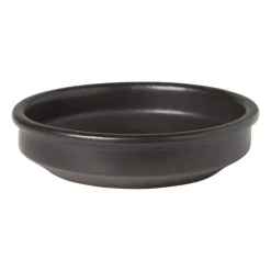 Tapasbakje klei - zwart - ⌀14 cm