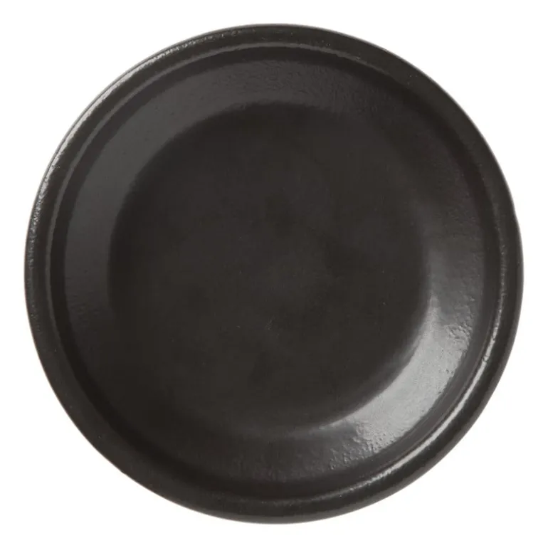 Tapasbakje klei - zwart - ⌀14 cm