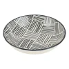 Tapas schaaltje Sevilla - zwarte streepjes - ø14x3,5 cm