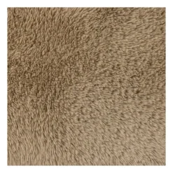 Tapijt hoogpolig - bruin - 60x90 cm