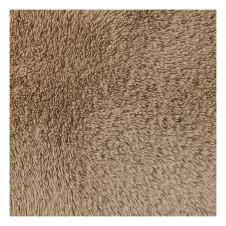 Tapijt hoogpolig - bruin - 60x90 cm