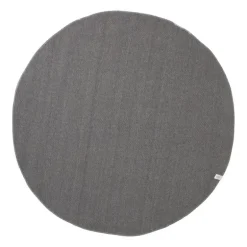 Tapijt hoogpolig rond - wit - ø120 cm