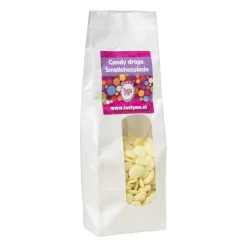 Tasty Me candy drops smeltchocolade - wit - 300 gram