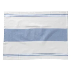 Theedoeken set van 3 - blauw /wit - 45x65 cm