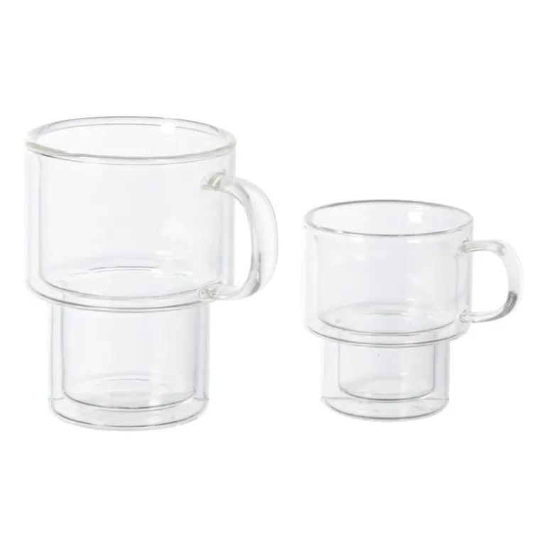 Theeglas dubbelwandig - 100 ml - glas