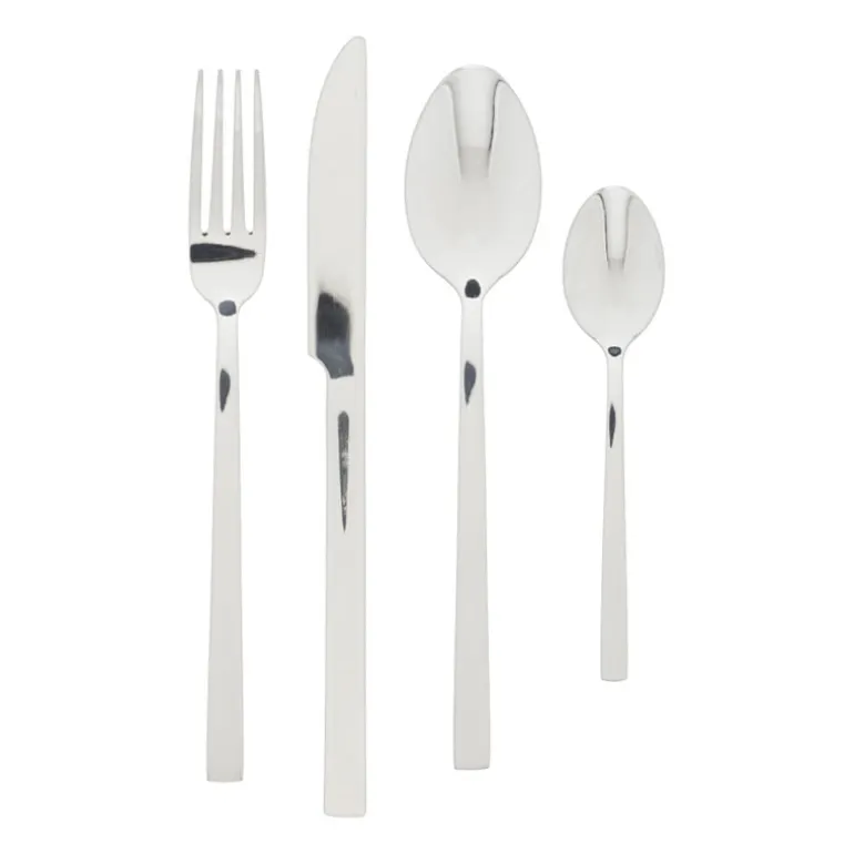 Theelepels - zilverkleurig - set van 2