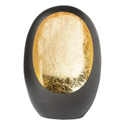 Theelichthouder Egg - middel - 18x9x24 cm
