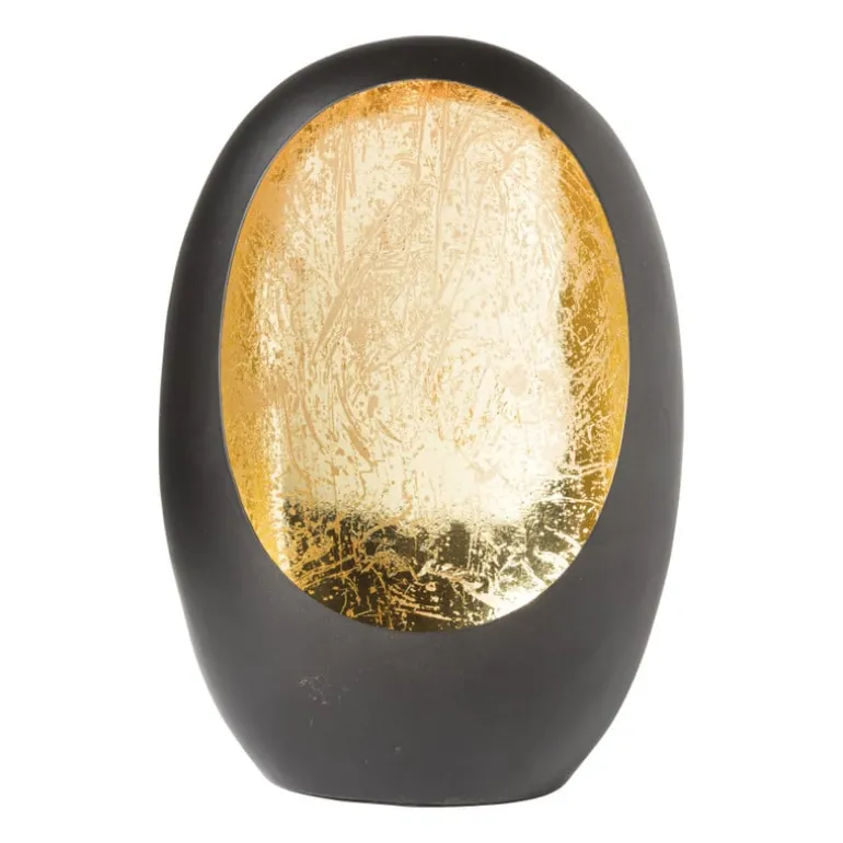 Theelichthouder Egg - middel - 18x9x24 cm