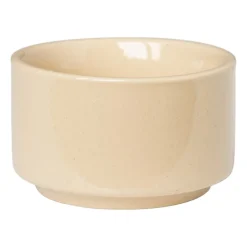 Theelichthouder mini - beige - ø5x3 cm