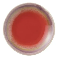Theezakjeshouder Roots - rood/paars - ø10x1.5 cm