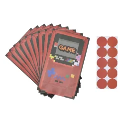 Traktatie zakjes game - multikleur - set van 10