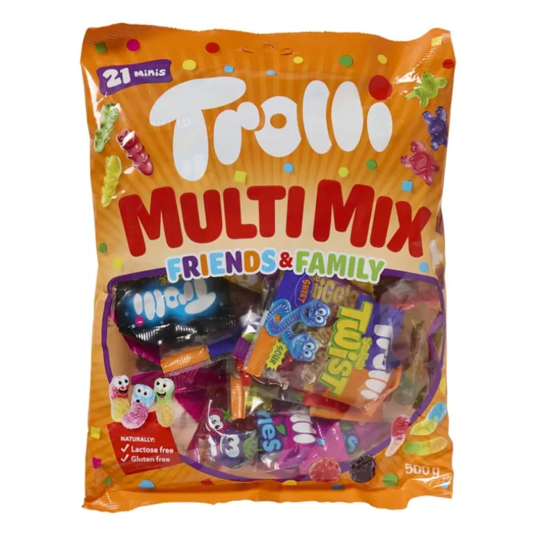 Trolli multi-mix familieverpakking - 500 gram