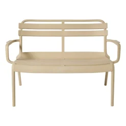 Tuinbank Napoli - beige - 76x68.5x113 cm