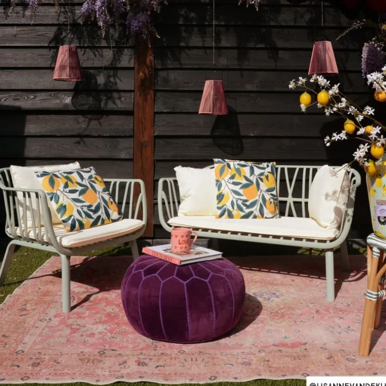 Tuinfauteuil como - groen - 68x78x63 cm