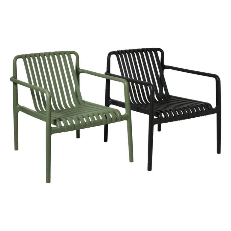 Tuinfauteuil Lea - groen - 75.5x75.5x66.5 cm