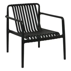 Tuinfauteuil Lea - zwart - 75.5x75.5x66.5 cm
