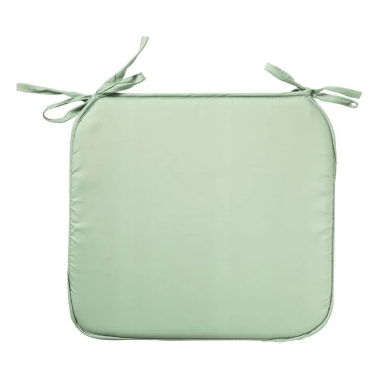Tuinstoel kussen - groen - 38x41 cm