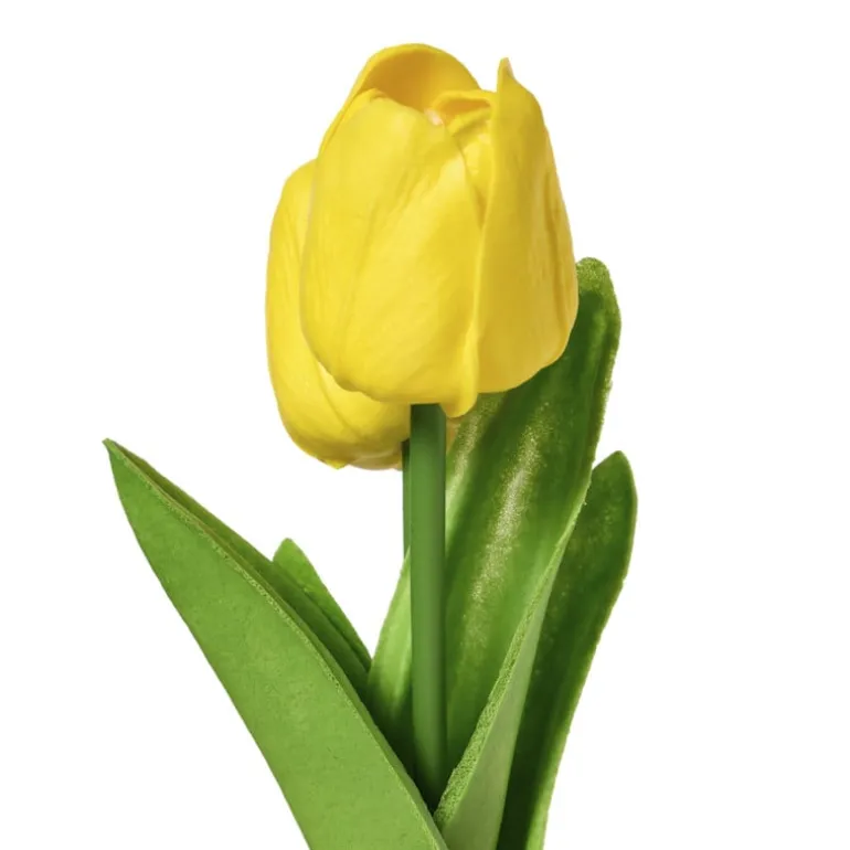 Tulpen in vaasje - diverse varianten - ø7x18 cm