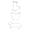 Uitsteekvormpjes dieren - set van 3