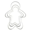 Uitsteekvormpjes gingerbread man - set van 3