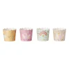 Unicorn traktatieset uitdeelbakjes en prikkers - multikleur