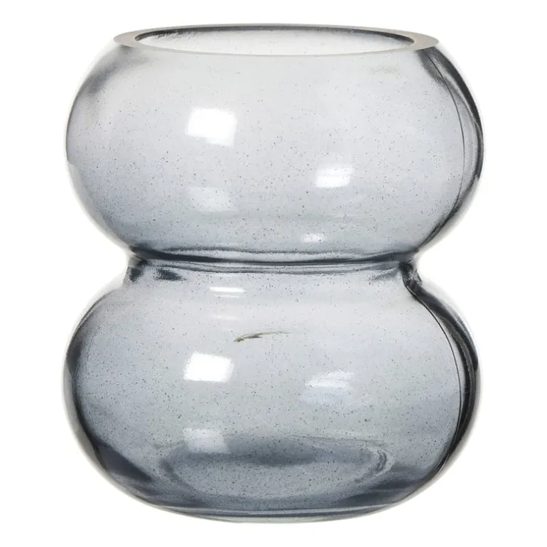 Vaas 2 bollingen - smoked - ø8x8.5 cm