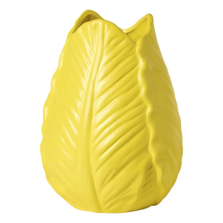 Vaas tulp - geel - ø14x20 cm