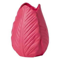 Vaas tulp - roze - ø14x20 cm