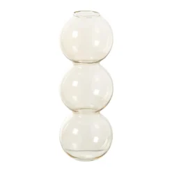 Vaas voor geurstokjes bollen - geel - ø6.5x16.5 cm