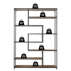 Vakkenkast Charlie XL - 170x120x40 cm
