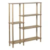 Vakkenkast Scandi hoog - naturel - 140x120x30 cm