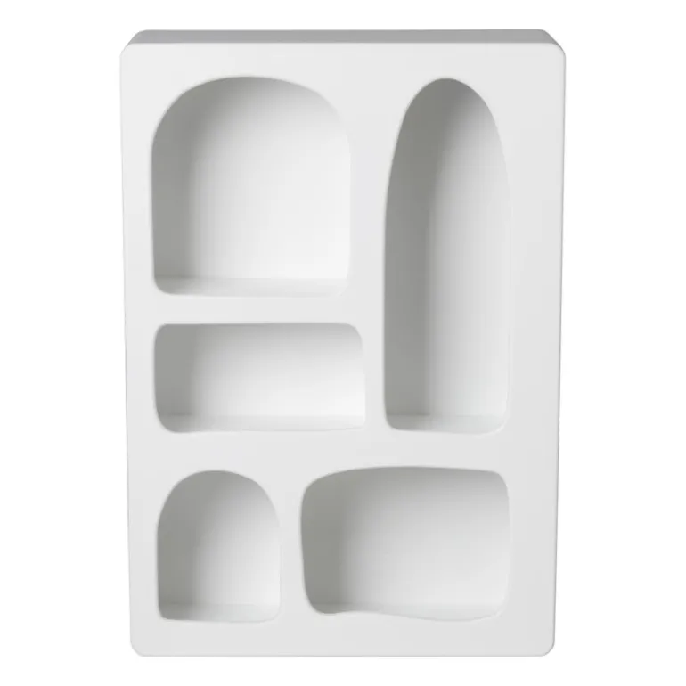 5 vakkenkast Zaha organic - MDF - 65x45x15 cm