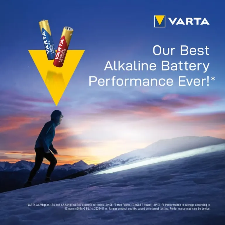 Varta High Energy AAA batterijen set van 4