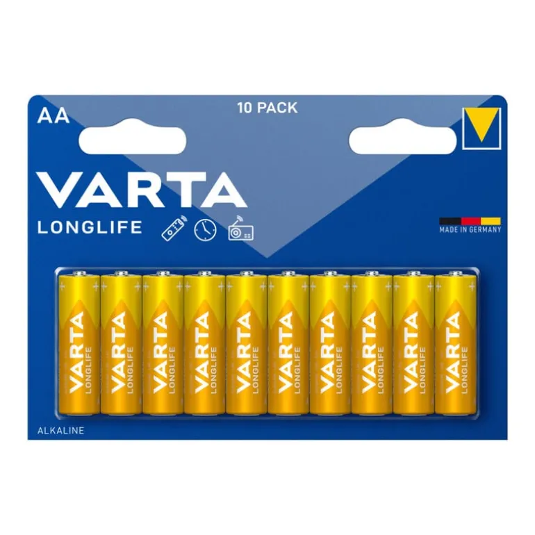 Varta longlife batterijen - AA - 10-pack