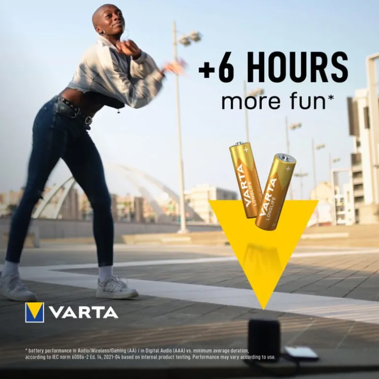 Varta longlife batterijen - AA - 10-pack