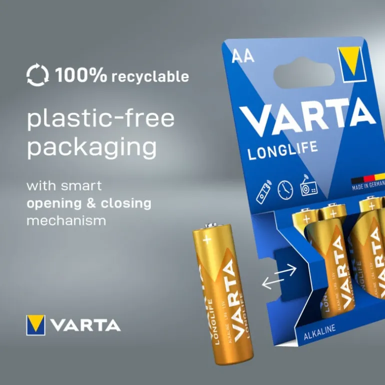 Varta longlife batterijen - AA - 10-pack