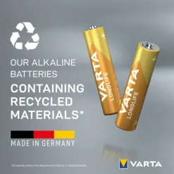 Varta longlife batterijen - AAA - 10-pack