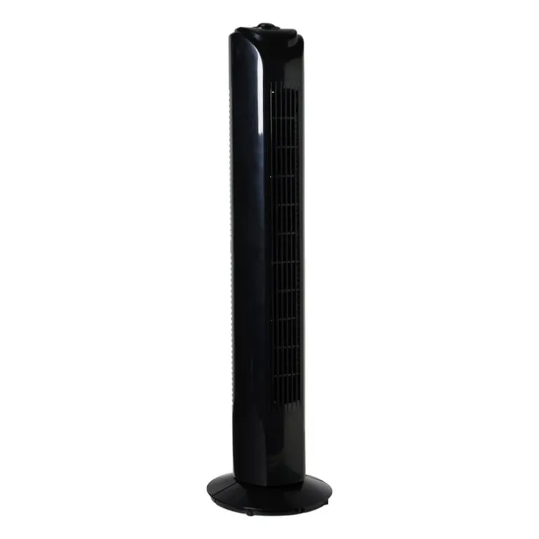 Ventilatortoren - zwart - 81x22x22 cm