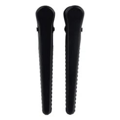 Vershoudclips zwart - 12 cm - set van 2