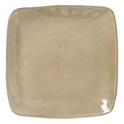 Vierkant bord Toscane - beige - 25 cm