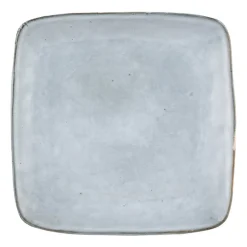 Vierkant bord Toscane - blauw - 25 cm