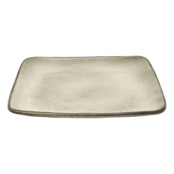 Vierkant bord Toscane - grijs - 20 cm