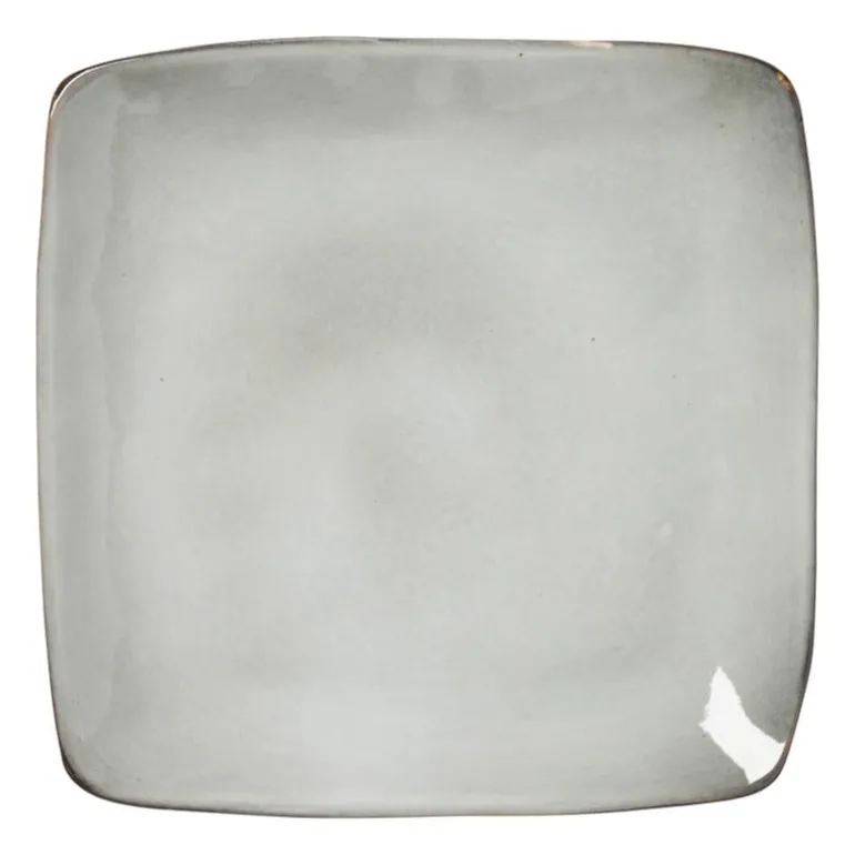 Vierkant bord Toscane - grijs - 20 cm