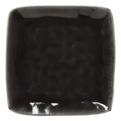 Vierkant bord Toscane - zwart - 20 cm
