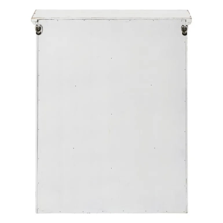 Vitrinekast 2 deuren - wit - 60x50x15 cm