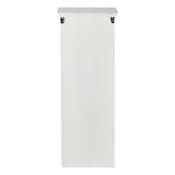 Vitrinekast 1 deur - wit - 80x30x15 cm