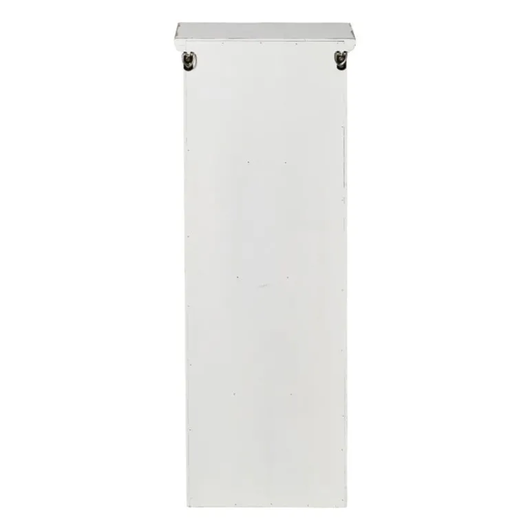 Vitrinekast 1 deur - wit - 80x30x15 cm